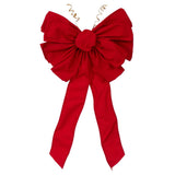 Vickerman Red Canvas Hand Tied UV Bow, 18" x 25.5"