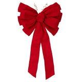 Vickerman Red Canvas Hand Tied UV Bow, 24" x 34"