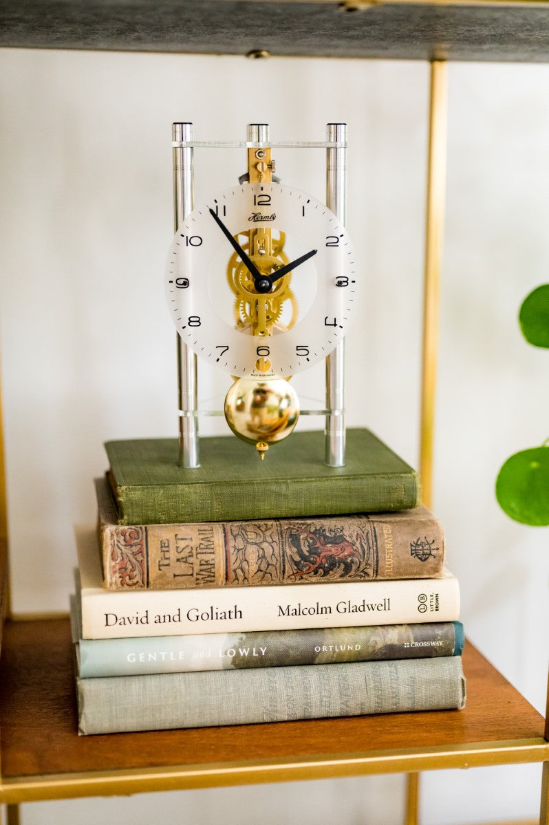 Hermle Lakin Skeleton Tabletop Mantel Clock (8 Styles Available)