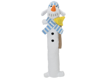 Multipet Holiday Loofa Dog Snowman Plush Dog Toy (3 Sizes Available)