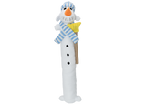 Multipet Holiday Loofa Dog Snowman Plush Dog Toy (3 Sizes Available)