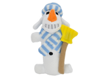Multipet Holiday Loofa Dog Snowman Plush Dog Toy (3 Sizes Available)