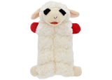 Multipet Lamb Chop Squeaker Mat Plush Dog Toy, 9"