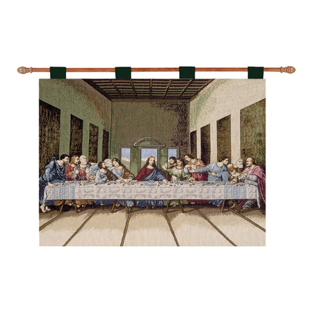 Last Supper Tapestry Wall Hanging 36" x 26" By Manual Woodworkers & Weavers