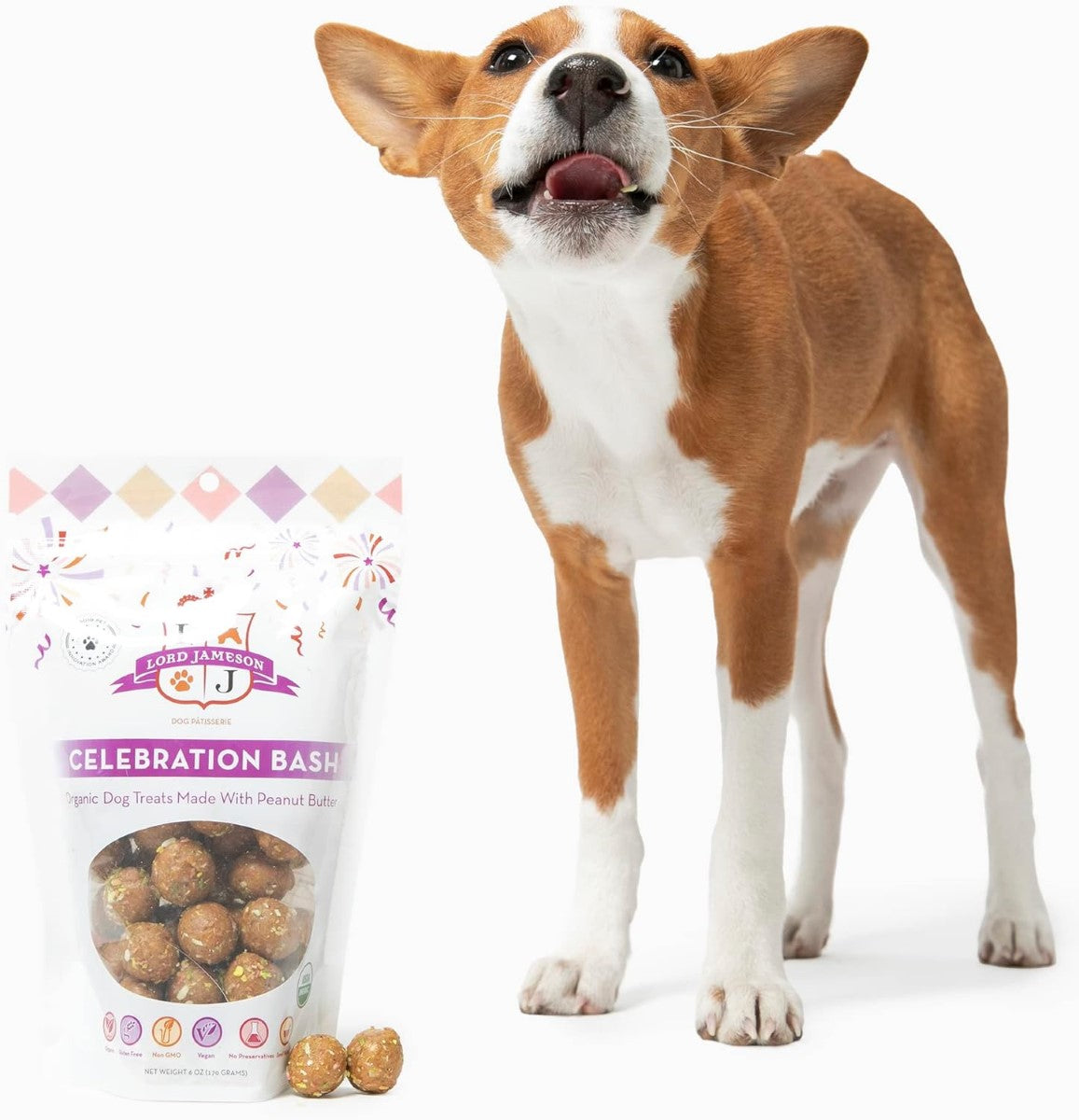 Lord Jameson Organic Dog Treats, Celebration Bash 6oz