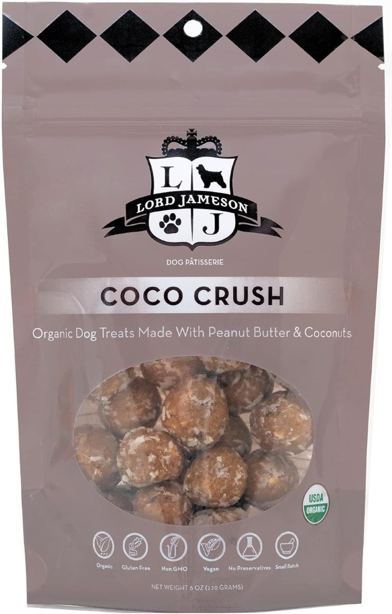 Lord Jameson Organic Dog Treats, Coco Crush 6oz