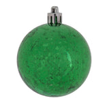 Vickerman Shiny Mercury Ball Ornament, 4", Green
