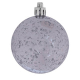 Vickerman Shiny Mercury Ball Ornament, 4", Silver