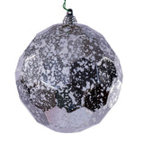 Vickerman Honeycomb Mercury Ornament, 4.75", Silver