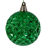 Vickerman Diamond Mercury Ornament, 4.75", Green