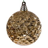 Vickerman Diamond Mercury Ornament, 4.75", Gold