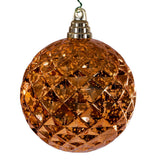Vickerman Diamond Mercury Ornament, 4.75", Burnished Orange