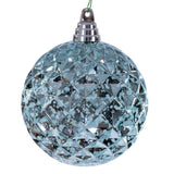 Vickerman Diamond Mercury Ornament, 4.75", Baby Blue