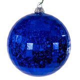 Vickerman Mirror Mercury Ornament, 4", Blue