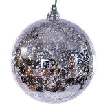 Vickerman Mirror Mercury Ornament, 4", Silver