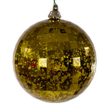 Vickerman Mirror Mercury Ornament, 4", Olive