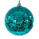 Vickerman Mirror Mercury Ornament, 4", Teal