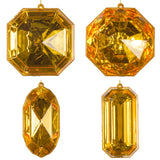 Vickerman Jewel Glitter Ornament Assorted, Gold