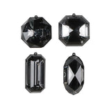 Vickerman Jewel Glitter Ornament Assorted, Black