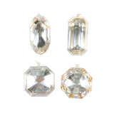 Vickerman Jewel Glitter Ornament Assorted, Champagne