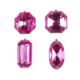 Vickerman Jewel Glitter Ornament Assorted, Mauve
