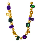 Vickerman 6' Jewel Garland, Green / Purple / Gold