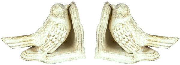 Manual Woodworkers & Weavers Birds Cast Iron Book Ends 4.53" x 2.95" x 3.07" By Manual Woodworkers & Weavers