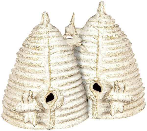 Manual Woodworkers & Weavers Bee Hive Cast Iron Book Ends 4.72" x 3.70" x 3.78" By Manual Woodworkers & Weavers