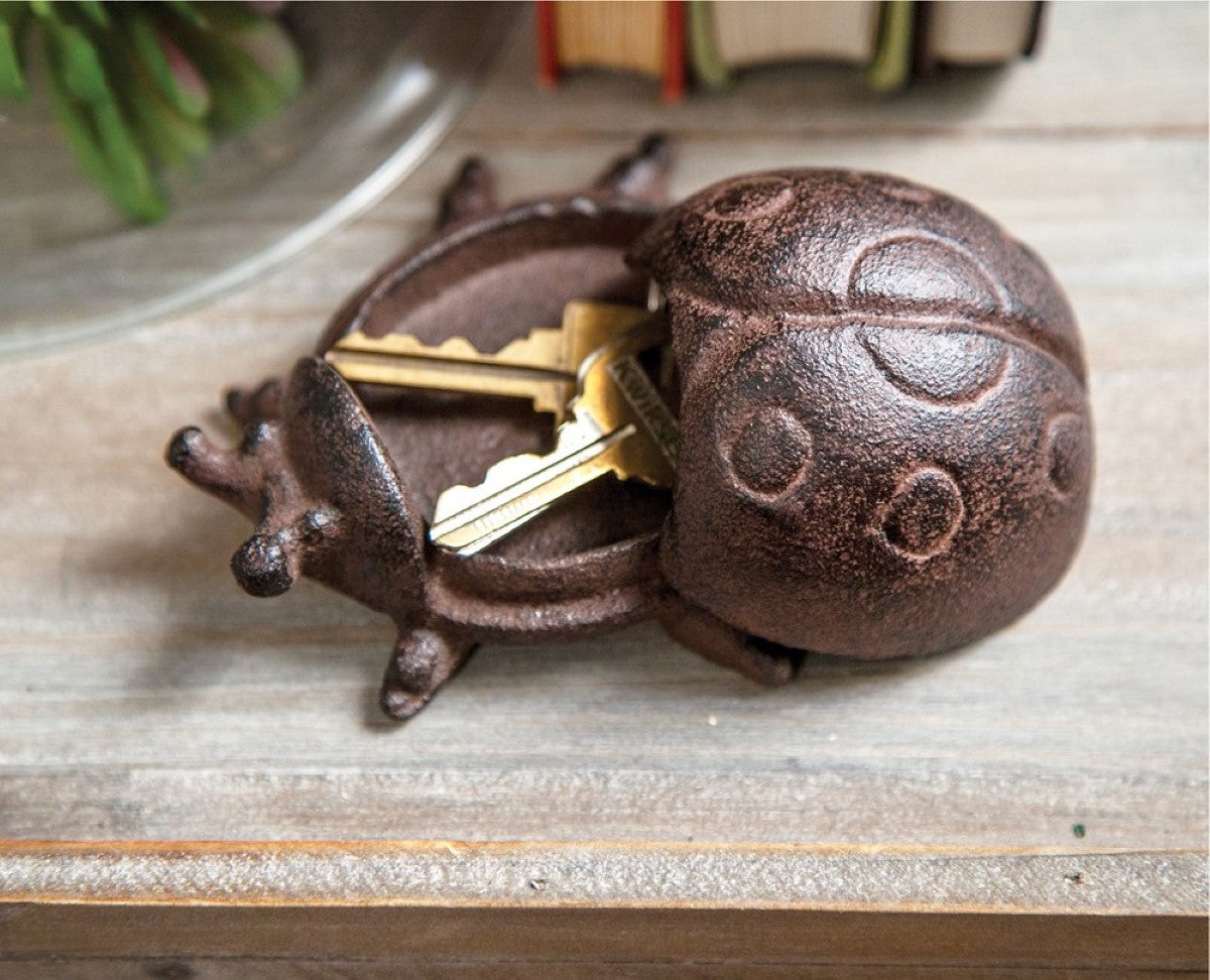 Cast Iron Ladybug Key Keeper, Set of 2 By Manual Woodworkers & Weavers