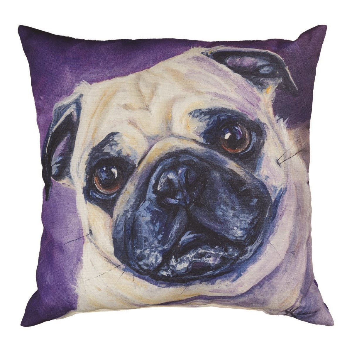 Pug Climaweave Pillow By Manual Woodworkers