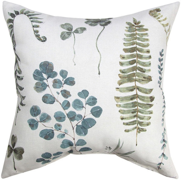 Manual Woodworkers & Weavers Fern Study Climaweave Throw Pillow 18" x 18" By Lisa Audit