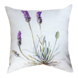 Floursack Lavender Climaweave Throw Pillow 18" x 18" By Manual Woodworkers & Weavers