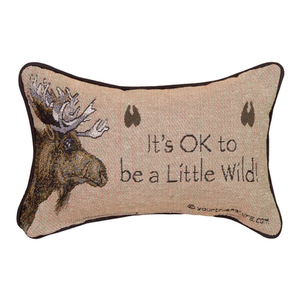Advice From A Moose Word Pillow By Your True Nature