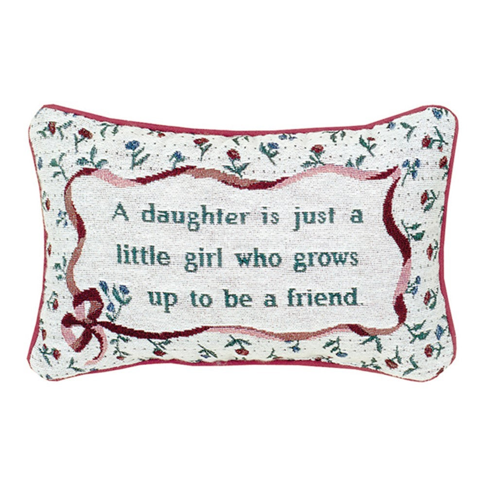 Daughter Word Pillow By Manual Woodworkers & Weavers