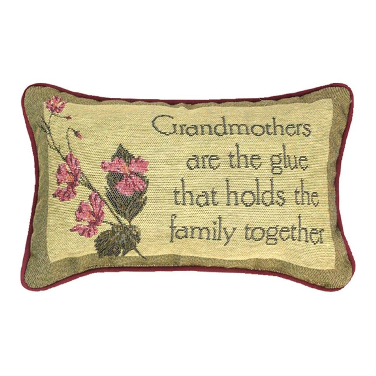 Grandmothers Are The Glue... Word Pillow