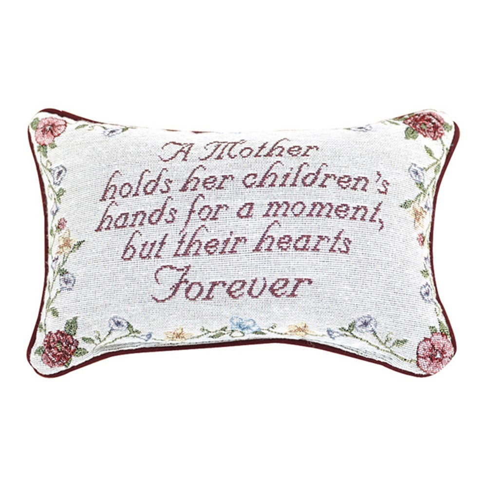 A Mother Holds Her... Word Pillow By Manual Woodworkers & Weavers