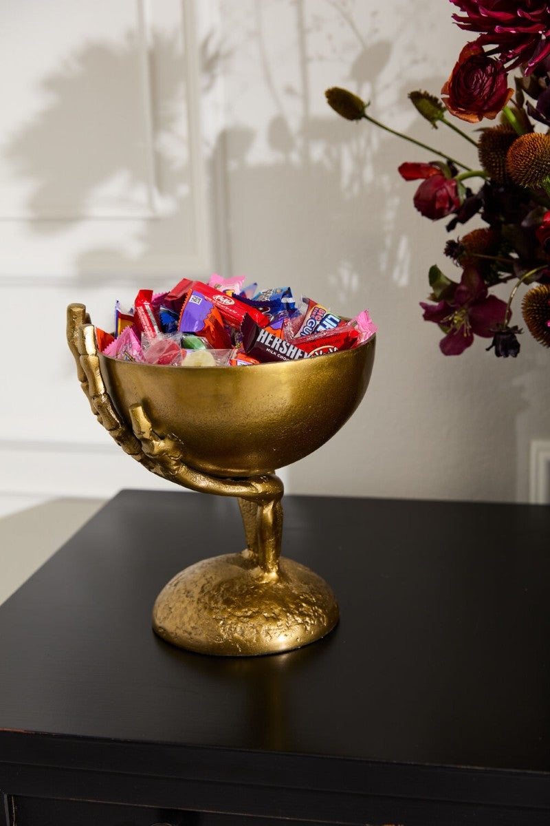 Maleficent Skeleton Hand Decorative Bowl by Accent Decor