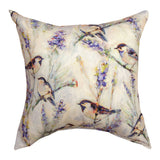 Meadowbrook Birds Climaweave Pillow By Manual Woodworkers & Weavers