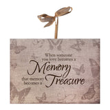 Memory Ceramic Inspirational Plaque 6" x 8" x 0.25" By Manual Woodworkers & Weavers