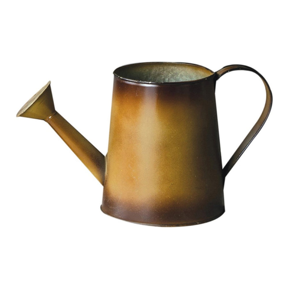 Metal Watering Can Fall Brown 10.75" x 5.25" x 6" By Manual Woodworkers & Weavers