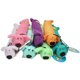 Multipet Loofa Dog Rainbow Plush Dog Toy - 12"