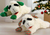 Multipet Holiday Christmas Lamb Chop 10.5" Plush Dog Toy