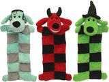 Multipet Halloween Loofa Squeaker Mat Plush Dog Toy - 12"