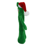 Multipet Holiday Gumby With Santa Hat Plush Dog Toy 9"