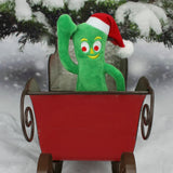 Multipet Holiday Gumby With Santa Hat Plush Dog Toy 9"