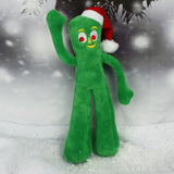 Multipet Holiday Gumby With Santa Hat Plush Dog Toy 9"