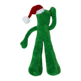 Multipet Holiday Gumby With Santa Hat Plush Dog Toy 9"