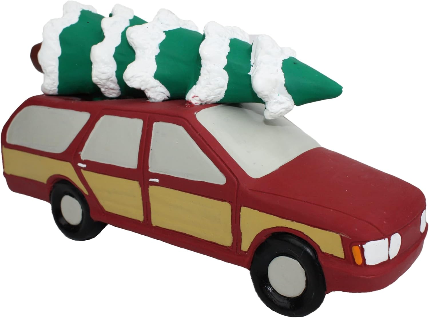 Multipet Holiday Station Wagon With Tree Dog Toy 7.5