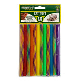 Multipet Kitty Straws 5" Cat Toy, 12-Pack