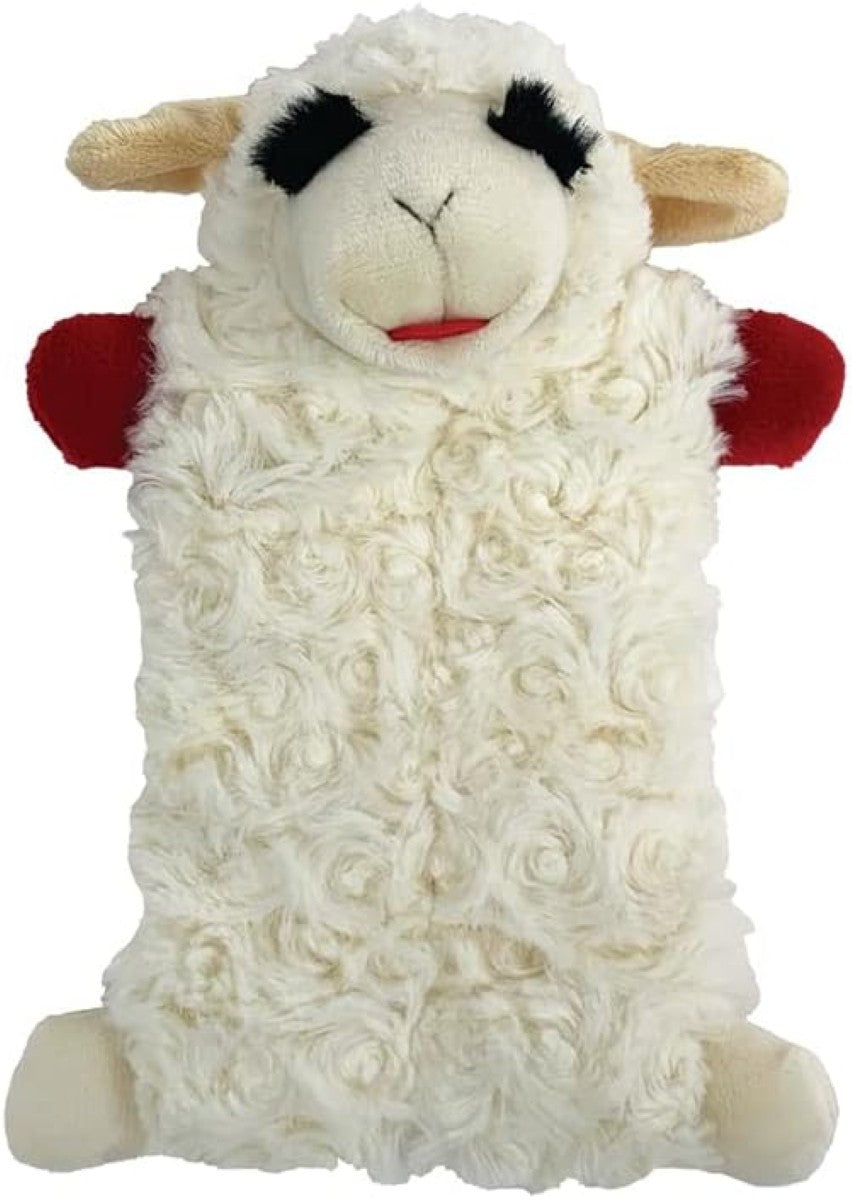 Multipet Lamb Chop Squeaker Mat Plush Dog Toy, 9